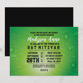 3D GAMER GAMING DIGITAL Bat Mitzvah Uitnodiging (Voorkant / Achterkant)
