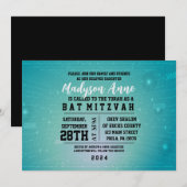 3D GAMER GAMING DIGITALE Bat Mitzvah uitnodiging (Voorkant / Achterkant)