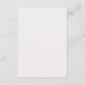 3D gebeeldhouwde rozen Minimalistisch wit Informatiekaartje (Achterkant)