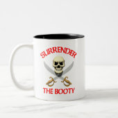 3D geef het Boek over Tweekleurige Koffiemok (Links)