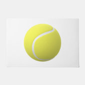 3D geel tennisbal Deurmat (Voorkant)
