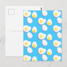 3D gekookte en gefrituurde eieren