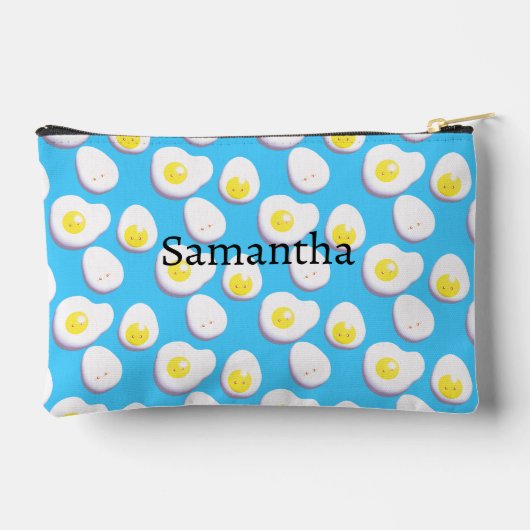 3D gekookte en gefrituurde eieren Etui (Achterkant)