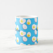 3D gekookte en gefrituurde eieren Koffiemok (Center)