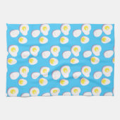 3D gekookte en gefrituurde eieren Theedoek (Horizontaal)