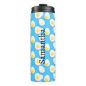 3D gekookte en gefrituurde eieren Thermosbeker (Voorkant)