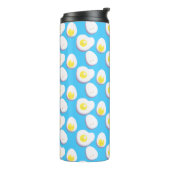 3D gekookte en gefrituurde eieren Thermosbeker (Gedraaid links)