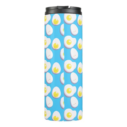 3D gekookte en gefrituurde eieren Thermosbeker (Achterkant)