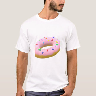 3d gemodelleerde donut t-shirt
