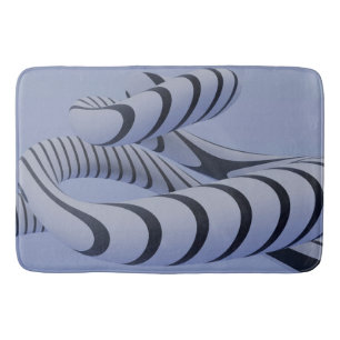 3D Geometric Art Bath Mat – Modern en opvallend