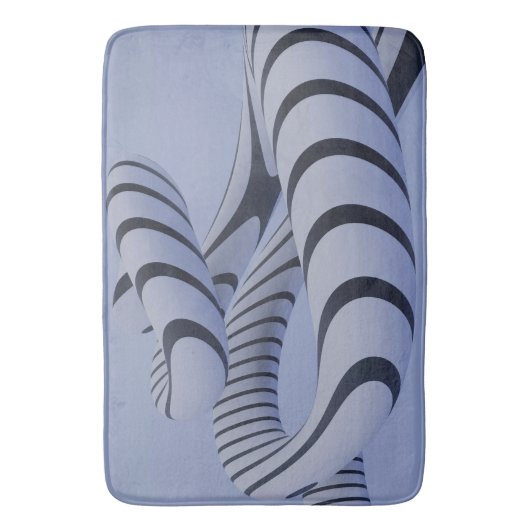 3D Geometric Art Bath Mat – Modern en opvallend (Voorkant Verticaal)