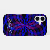 3D Geometric Flower Petal Center iPhone 16 Case Hoesje (Achterkant horizontaal)