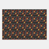 3D geometrisch achtergrondontwerp Inpakpapier Vel (Voorkant 3)