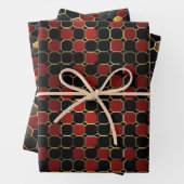 3D geometrisch achtergrondontwerp Inpakpapier Vel (In situ)