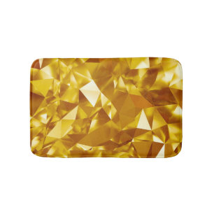 3D Geometrisch: Metallic Achtergrond Ontwerp Badmat