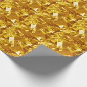 3D Geometrisch: Metallic Achtergrond Ontwerp Cadeaupapier (Hoek)