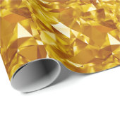 3D Geometrisch: Metallic Achtergrond Ontwerp Cadeaupapier (Rol Hoek)