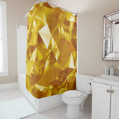 3D Geometrisch: Metallic Achtergrond Ontwerp Douchegordijn (In situ)