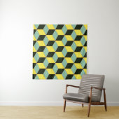 3D geometrisch naadloos patroon met c Wandkleed (In situ)