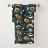 3D geometrisch patroon Bad Handdoek (Insitu)