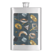 3D geometrisch patroon Flacon (Voorkant)