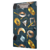 3D geometrisch patroon Klembord (Links)