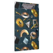 3D geometrisch patroon Klembord (Rechts)