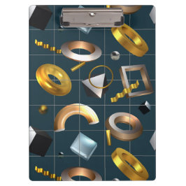 3D geometrisch patroon Klembord