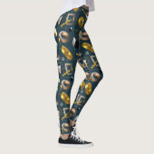 3D Geometrisch Patroon Leggings (Rechts)