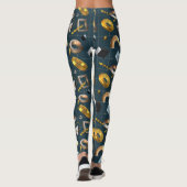 3D Geometrisch Patroon Leggings (Achterkant)