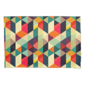 3D Geometrisch Patroon RETRO Esthetisch Kleurrijk Kussensloop (Voorkant)