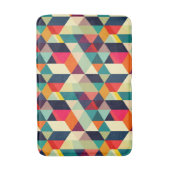 3D geometrisch patroon RETRO Mid Century Modern Badmat (Voorkant Verticaal)