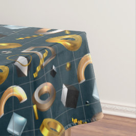3D geometrisch patroon Tafelkleed
