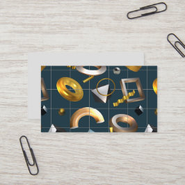 3D geometrisch patroon Visitekaartje