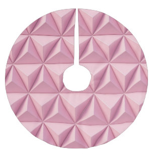 3D geometrische driehoeken: minimalistische achter Kerstboom Rok