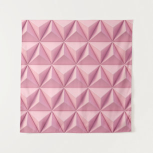 3D geometrische driehoeken: minimalistische achter Wandkleed
