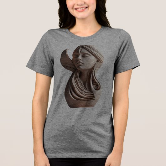 "3D Geometrische Sculptuur T-Shirt Design" (Voorkant)