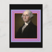 3D GEORGE WASHINGTON BRIEFKAART (Voorkant)