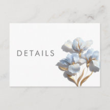 3D gestileerde lelie huwelijksdetails