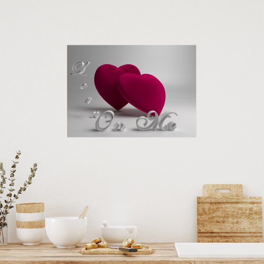 3D Gezegde Poster 28x20 (Keuken)