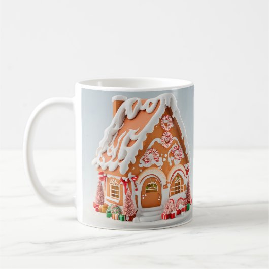 3D Gingerbread House Mok (Links)