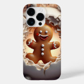 3D Gingerbread Man Kerstmis Case-Mate iPhone Case (Achterkant)