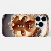 3D Gingerbread Man Kerstmis Case-Mate iPhone Case (Achterkant (horizontaal))