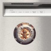 3D Gingerbread Man Magneet (Insitu (Vaatwasser))