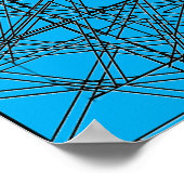 3D Glas Poster (Hoek)