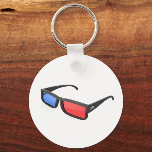 3d glazen sleutelhanger (Voorkant)