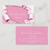 3D Glitter Makeup Artist Roos Roze gram Visitekaartje (Voorkant / Achterkant)