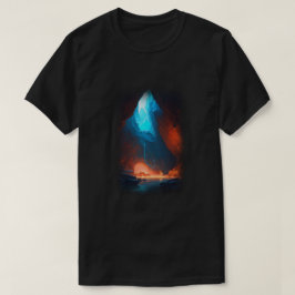 3D gloeiend diep van binnen T-shirt