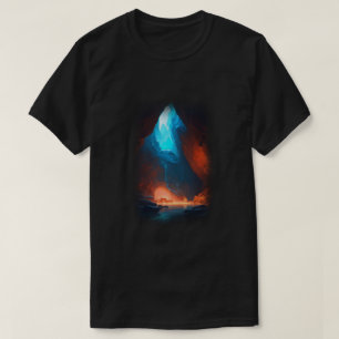 3D gloeiend diep van binnen T-shirt