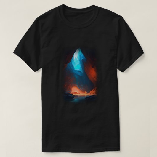 3D gloeiend diep van binnen T-shirt (Design voorkant)